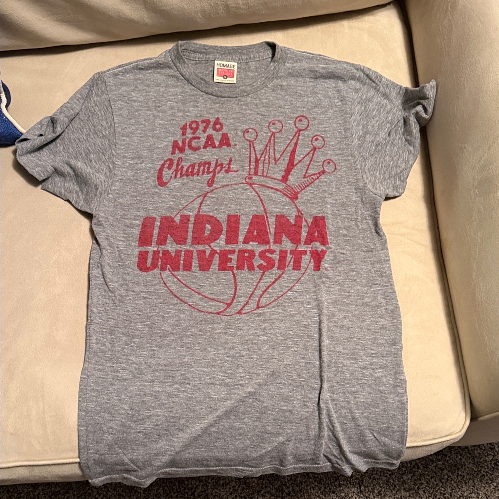 HOMAGE INDIANA UNIVERSITY Heather Gray Tee